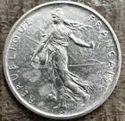 France 1960 5 Francs  835 Silver Coin  Xf au