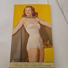 Vintage Pin-up Advertising Ink Blotter Standard Casting Co  Springfield Iowa