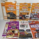 Vtg Nascar Racing Legends Collectible Wheaties Cereal Boxes 12 Flat And Empty 