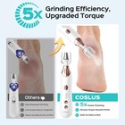 Coslus C43 Professional Manicure Pedicure Kit  5-in-1 Electric Nail File For Toe