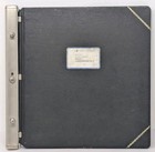 Vintage Rogers Loose Leaf Line Ledger   Binder Accounting Record Book 50s-60s
