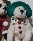 2 Miniature Little Gem Teddy Bears By Deborah Canham
