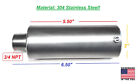 3 4 Ss Muffler For Coleman Minibike  Predator 212  224  Bt200x  Mb200  Ct200u