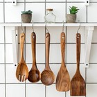5-piece Acacia Wood Cooking Utensils Set Eco-friendly Safe