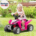 Kids Ride On Atv  6v Electric Vehicle For Toddlers  4 Wheeler Battery Powered Mo