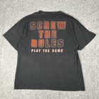 Vintage 2000 Wwe Wwf Triple H Screw The Rules Wrestling T Shirt Size Xxl 2xl