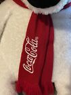 Huge Giant Coca Cola Plush Polar Bear Scarf Est 26 w X 12 d X24 h Stuffed Animal