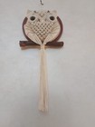 Macrame Owl Wall Hanging Unique Handmade 25 Cm