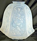Victorian 13 x12   Lamp Opalescent Shade Antique Art Glass