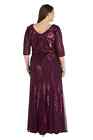 Women s Plus-size Elegant Sequin Evening Gown - Mother Of The Bride Dress