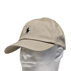 Polo Ralph Lauren Men s One Size Cotton Chino Adjustable Ball Cap Beige Blue 
