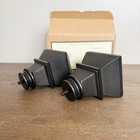 Pottery Barn Pb Standard 1 25    Square Finials Set Of 2 Antique Bronze Finish Nib
