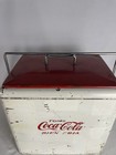 Coca Cola Mid Century 1950   s Metal Red And White Cooler Made In Mexico Very Rare