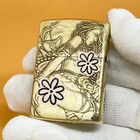 Engraved Woman Design 3d Relief Zippo Armor Brass Lighter Collectible Gift