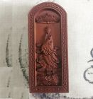 Taoism Lightning Struck Jujube Wood Carved Token Nine Tailed Fox Amulet Tool