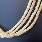 Vintage Antique Bone Beads Four Strand Necklace Gerda Lynggard
