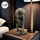 11 Inch Large Atlas Holding World Greek God Statue Sculpture Collectible Figurin