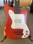 Used 1960s Kay K310 Red Solid Body Electric Guitar