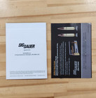 New Old Stock  Sig Sauer P320 X-series Usres Manual With Sticker