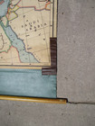 Vintage 1954  A j  Nystrom Pull Down School Map   Europe   W Ak Johnston 44 x60 