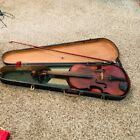 Great Old Violin Fiddle Antique Vintage   Case Shabby Chic Decor Music Orchestra
