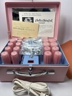 Vtg 1940 s William Heisel Electric Charm 16 Curl 5000 Japan Hot Curlers Pink Mcm