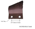 15lh   15rh Carbide Trencher Cup Teeth  Fits Chains W  2  Pitch- 135924  135925