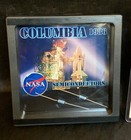 Nasa Columbia Space Shuttle Authentic Semiconductors Framed