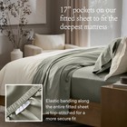 Boll   Branch Signature Hemmed Sheet Set - Queen  Cream - Luxury 100  Organic   