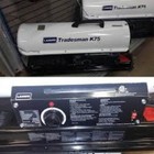 Lb White Tradesman K75 Heater 75 000 Btuh  Kerosene    1 Or   2 Fuel
