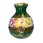 Limoges Faux Vase Trinket Box Perfume Bottle Inside Vintage