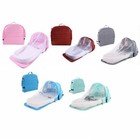 Baby Crib Portable Travel Folding Infant Sleep Bed With Mosquito Nets Diaper Pad