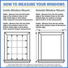 Cordless Vinyl Mini Blinds Room Darkening Easy Installation Kids Safe 35x48 New