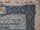 100 Goldmark 1926 - Series  C0743 - Germany Loan Bond  Berlin -  vf  -r56