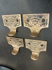 4 Vintage Antique Brass Bronze Eastlake Victorian Window Sash Lock Lift Pulls