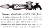 Woodward Corkscrew Combination Tool Bottle Opener Marked Pat  Aug  24  75 