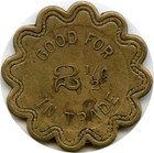 1904-1907 Boulder  Colorado Co Cusack   Miles Saloon Good For 2  c Trade Token