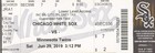 Ticket Stubs  Chicago White Sox Vs Minnesota Twins - June 29  2019