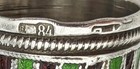 Russian Antique Cloisonne Enamel Solid Silver Thimble C1900