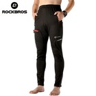 Rockbros Men s Fleece Pants Winter Cycling Pants Thermal Reflective Trousers 