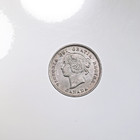 Raw 1900 Canada 5c Canadian Five Cent Silver Coin