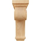 Ekena Millwork Cor05x08x16scro Scroll Wood Corbels 5 1 2w X 8 1 4d X 16h Red Oak