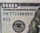 2017 Us  100 Federal Reserve Note Fancy Serial   77338899 Nice 