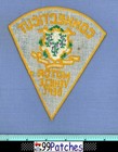 Connecticut Dmv Motor Vehicle Dept  old Vintage  Shoulder Patch Cheesecloth 5a