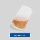 192 Pk- 32 Oz  Clear Plastic Soup food Freezer Containers W lids - Microwaveable