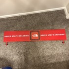 North Face Tnf Metal Sign Vtg 90s Y2k Double Sided Store Display