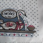 Vintage Goose 1987 Set Of 4 Placemats Woven  Cottage Core Country Usa