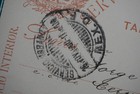 1900 Mexico Servicio Interior 1c Red Postal Card To Mexico City German Message
