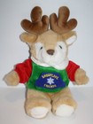 Dan Dee Christmas Snowflake Friends Reindeer 15  Plush Soft Toy Holiday 2002