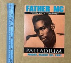 1991 Father Mc Palladium Nyc Rap Show Flyer Hip Hop Concert